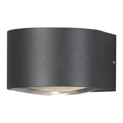 Wandlamp Gela aluminium donkergrijs 2x6W 3000K 980 Lumen 7882-370 Konstsmide