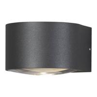 Wandlamp Gela aluminium donkergrijs 2x6W 3000K 980 Lumen 7882-370 Konstsmide - thumbnail