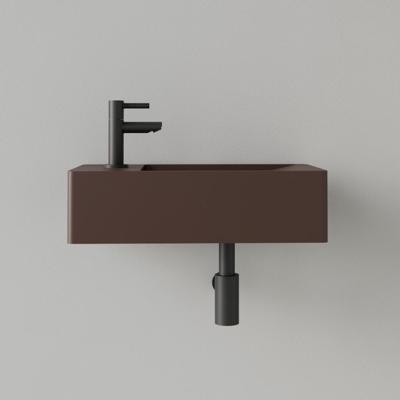 Fontein Gliss Design Freya Solid Marble 40x22x10 cm Met Kraangat Links Mat Choco Bruin Gliss Design Fontein Gliss Design Freya Solid Marble 40x22x10 cm Met Kraangat Links Mat Choco Bruin Gliss Design