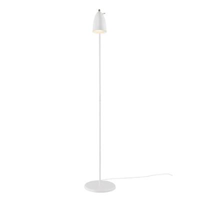 Witte vloerlamp met ingebouwde GU10 fitting en schakelaar 'Nexus' DFTP Witte vloerlamp met ingebouwde GU10 fitting en schakelaar 'Nexus' DFTP