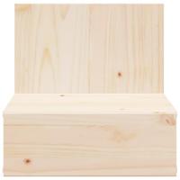 Wandbevestigde nachttafel met lade Bruin 42 x 32,5 x 40 cm - thumbnail