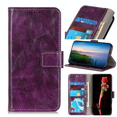 Voor Xiaomi Redmi Note 9S / Note 9 Pro Retro Crazy Horse Texture Horizontale Flip Lederen case met Holder & Card Slots & Photo Frame & Wallet(Paars) Voor Xiaomi Redmi Note 9S / Note 9 Pro Retro Crazy Horse Texture Horizontale Flip Lederen case met Holder & Card Slots & Photo Frame & Wallet(Paars)