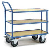 Fetra Hauptartikel 2610 Tafelwagen Staal Poedercoating Laadvermogen (max.): 300 kg Stralend blauw (RAL 5007) - thumbnail