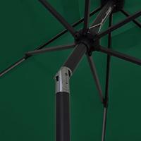 VidaXL Parasol met led-verlichting en aluminium paal 300 cm groen - thumbnail