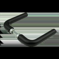 AMI deurkrukken 361 L-model - deurdikte 53/57mm - zwart - 739042 - thumbnail