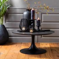 Light & Living Salontafel Rickerd Ø76cm - Antiek Zwart - Rond - thumbnail