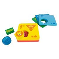 Beleduc houten stapeltoren met vormen - thumbnail