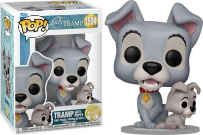 Disney Lady and The Tramp Funko Pop Vinyl: Tramp with Puppy