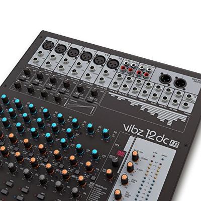 LD Systems VIBZ 12 DC 12-kanaals mixer met DFX en compressor
