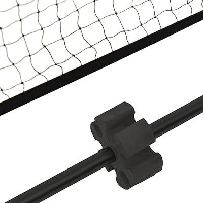 VidaXL Tennisnet 500x100x87 cm polyester zwart en rood