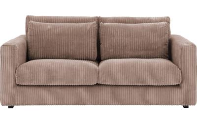 Goossens Bank Ravenia bruin, stof, 2,5-zits, stijlvol landelijk Goossens Bank Ravenia bruin, stof, 2,5-zits, stijlvol landelijk