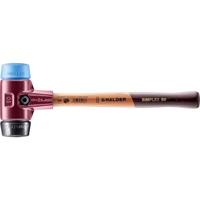 Halder Kunststofhamer | lengte 350 mm hoofd-d. 50 mm | zacht/middelhard hout | TPE-soft blauw/rubber zwart | 1 stuk - 3012.050 3012.050 - thumbnail