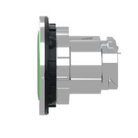 Schneider Electric ZB4FA333 ZB4FA333 Plat, Terugstelbaar (Ø) 30.5 mm START Chroom, Groen 1 stuk(s) - thumbnail