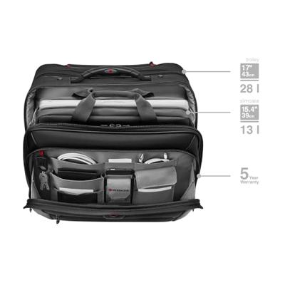 Wenger Tasche Laptopkoffer Geschikt voor max. (laptop): 43,2 cm (17) Zwart