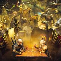 The Witcher Puzzle - Playing Gwent (1000 pieces) - thumbnail