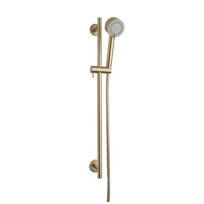 Luxe Glijstangset Cadans Wiesbaden Compleet Geborsteld Messing Goud Luxe Glijstangset Cadans Wiesbaden Compleet Geborsteld Messing Goud