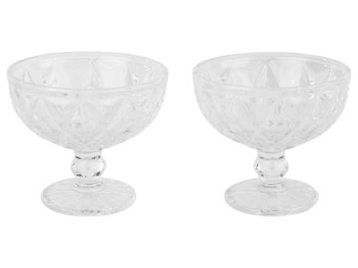 LIVARNO home Schaaltjes of ijscoupes (ijsbeker met voet/transparant)