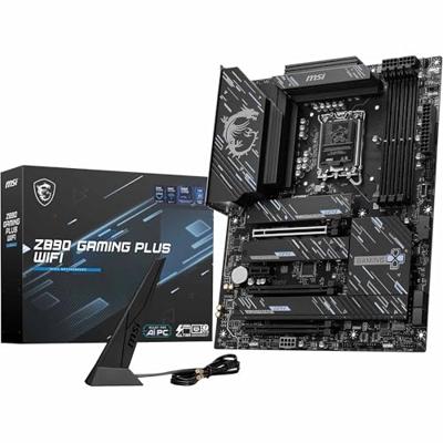 Moederbord - MSI - Z890 GAMING PLUS WIFI - Wi-Fi 7, 5G LAN, Thunderbolt 4, PCIe 5.0, Intel Core Ultra