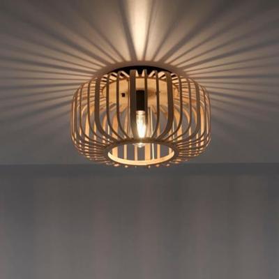 Just Light Plafondlamp houtRacoon Ø 42cm - 11412-79