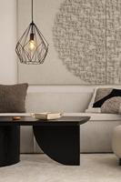 Eglo HanglampCarlton zwart - 49257 - thumbnail