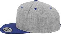 Flexfit FX6089MT Classic Snapback 2-Tone - Heather Grey/Royal - One Size - thumbnail