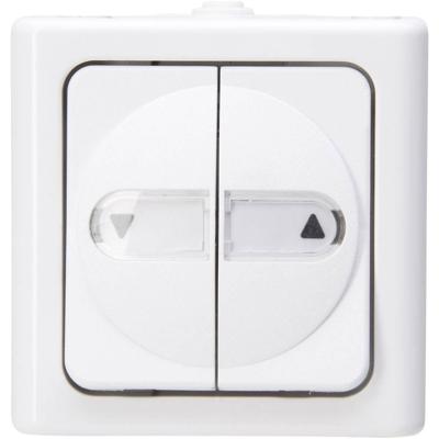 Kopp 561502005 BlueElectric Compleet Jaloezie-schakelaar spatwaterdicht Arctisch-wit 1 stuks 1 stuk(s) Kopp 561502005 BlueElectric Compleet Jaloezie-schakelaar spatwaterdicht Arctisch-wit 1 stuks 1 stuk(s)