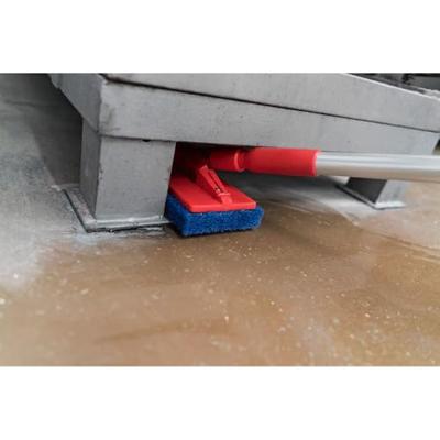 Schuurspons vikan medium125x245x23mm blauw nylon | 10 stuks Schuurspons vikan medium125x245x23mm blauw nylon | 10 stuks