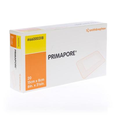 Primapore S&n Verb Post-op 15cmx 8cm 20 66000318