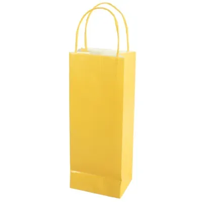 Wijntas met hengsel geel 32 cm | 144 stuks