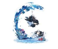 Grandmaster of Demonic Cultivation Acrylic Diorama Wei Wuxian & Lan Wangji Zhao Xi Chi Ver. 18 cm - thumbnail