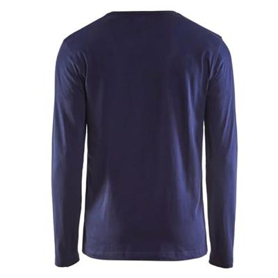 Blåkläder T-Shirt lange mouw 35001042 | Marineblauw | Maat XS - 7330509596692