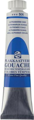 Talens Gouache Extra Fine Quality Tube 20 ml - Ultramarijn Donker 506