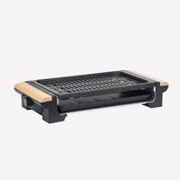 H.KoeNIG - RP320 - Grill 2 in 1 - Kooksteenfunctie en grillfunctie - 37 x 23 cm - Houten handgrepen - 1300 W - thumbnail