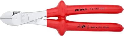 Knipex Kracht-zijsnijtang verchroomd dompelisolatie, VDE-getest 250 mm - 7407250 - thumbnail