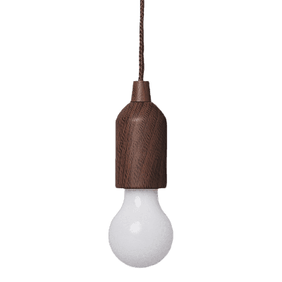 Pro Plus RETRO LAMP HOUT MOTIEF MET KOORD 90CM