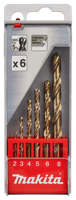 Makita Accessoires Metaalborenset 6-delig - D-57168 D-57168 - thumbnail