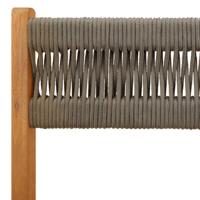 Tuinstoelen 4 st inklapbaar massief acaciahout grijs - thumbnail