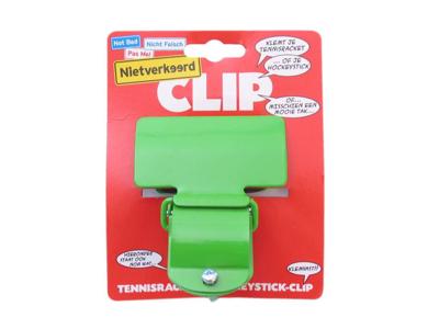NietVerkeerd Racket/hockey-klem groen kaart