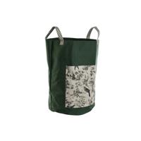 Tas Home ESPRIT Wit Groen Katoen 40 x 40 x 60 cm - thumbnail