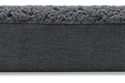 Beeztees Zira Orthopedisch hondenbed, donkergrijs, 100 x 70 x 9 cm