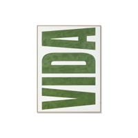 Canvas Home ESPRIT VIDA Groen Beige Modern 103 x 4,5 x 143 cm - thumbnail