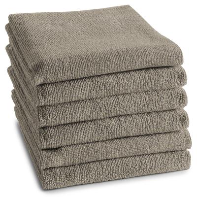 DDDDD keukendoek logo 50 x 55 cm taupe