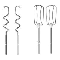 Tefal HT650E Powermix Silence Handmixer 600W Zwart/Zilver - thumbnail