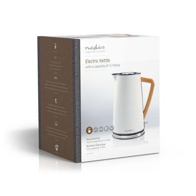 Elektrische waterkoker | 1,7 l | Soft-touch | Wit