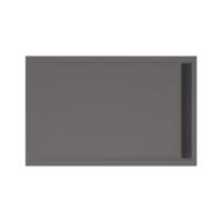 Xenz Easy Tray douchevloer - 140x90x5cm - acryl - zonder gootcover - antraciet 6947-05 - thumbnail