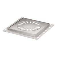 Berg renovatie rooster RVS 15x15 cm - thumbnail