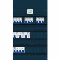 GACIA groepenkast 9 groepen 230v 3 fase 400V met 3 aardlekschakelaars 3 rijen 5910343090 - thumbnail