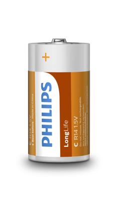 Philips Philips Longlife Engelse staaf R14 bl.a2 3111010