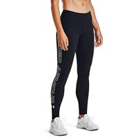 Sportleggings voor Dames Under Armour Favorite Wordmark Zwart Maat S - thumbnail