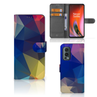 OnePlus Nord 2 5G | Book Case | Polygon Dark - thumbnail
